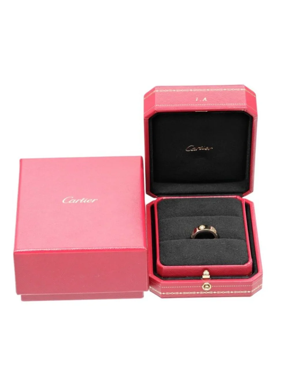 Cartier Love Classic Model 18k Yellow Gold Diamond Ring